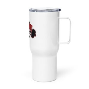 Travel mug with a handle