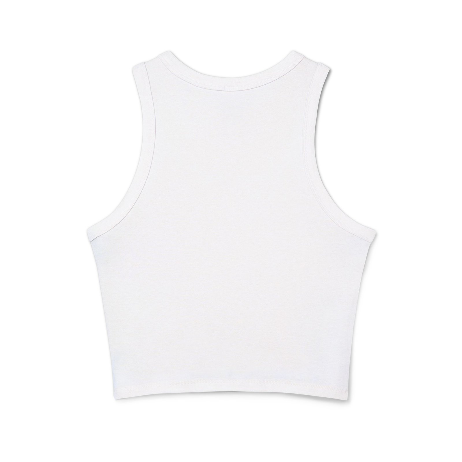 Women's micro rib racer tank top - Image 2